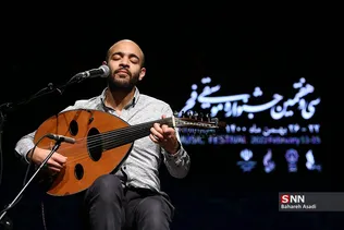 اجرای نوازنده مصری و هلندی در سی و هفتمین جشنواره موسیقی فجر