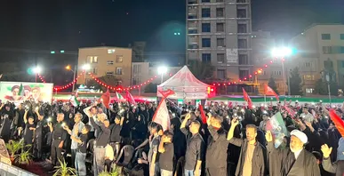تداوم میدان داری پر شور کرمانی‌ها در شب‌های مقاومت +فيلم