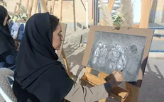 رویداد روایت تسخیر توسط دختران هنرمند بجنوردی + فیلم