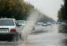 باران و احتمال آب‌گرفتگی معابر در ۲۳ استان