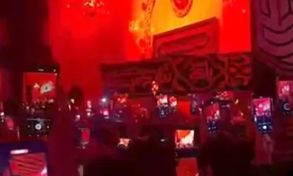 محراب مسجد کوفه گلگون رنگ شد
