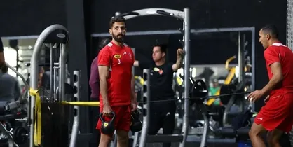 تمرینات بدنسازی پرسپولیس قبل از بازی حساس با الدحیل
