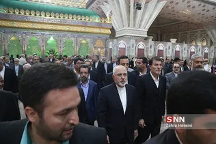 تجدید میثاق وزیر امور خارجه و روسای نمایندگی های ایران در جهان با آرمان‌های امام (ره)