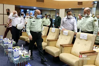 مراسم تکریم و معارفه رئیس پلیس راهور تهران بزرگ