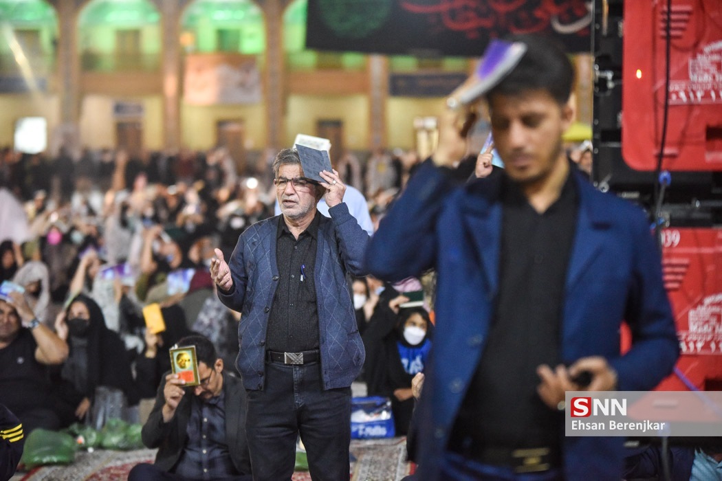 مراسم احیای شب نوزدهم ماه مبارک رمضان در حرم مطهر شاهچراغ(ع) شیراز‎‎