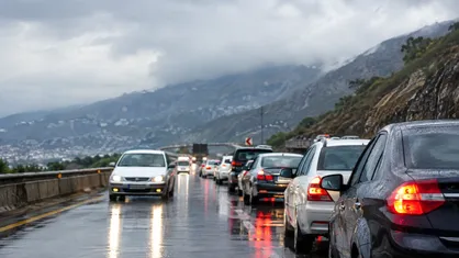 ترافیک سنگین در محورهای چالوس، هراز و آزادراه قزوین-تهران