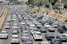 افزایش ترافیک در سطح معابر تهران