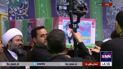 ورود پیکر مطهر شهدای خدمت به دانشگاه تهران