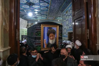  تشییع آیت‌الله علوی گرگانی در قم