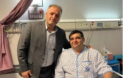 عیادت سجاد انوشیروانی از حسین رضازاده