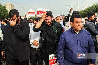 راهپیمایی مردم اهواز در محکومیت ترور حاج قاسم سلیمانی