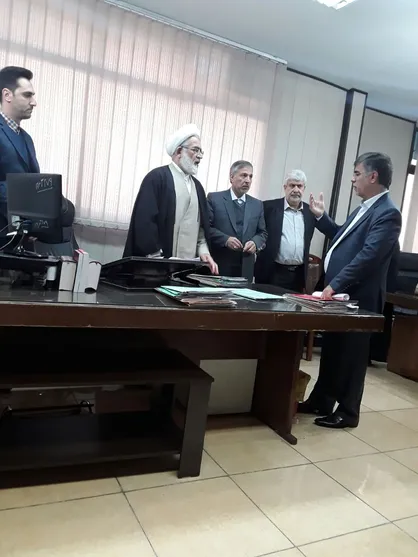 بازدید سرزده دادستان کل کشور از دادسرای ناحیه پنج تهران