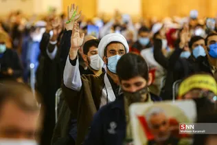 ارتباط تصویری مردم قم با رهبر معظم انقلاب اسلامی