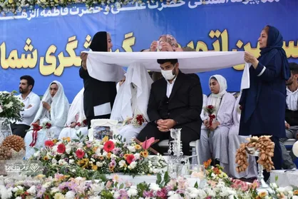 برگزاری ۱۴ جشن وصال به مناسبت هفته ازدواج در گلستان&nbsp;