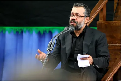 صوت/ کلیپ صوتی «با روی سیاه» با نوای حاج محمود کریمی