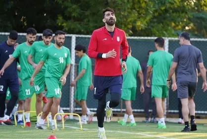 برنامه تمرین امروز تیم ملی فوتبال
