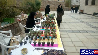 درآمد نمایشگاه خیریه گل و گیاه در دانشگاه علوم پزشکی بجنورد به نیازمندان اهدا می&zwnj;شود