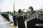صبحگاه مشترک نیرو‌های مسلح در مسجد جمکران