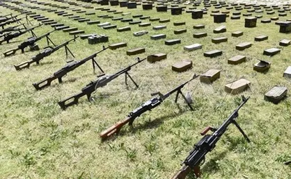 کشف مقدار زیادی تسلیحات ساخت رژیم صهیونیستی و آمریکا از تروریست&zwnj;های سوریه