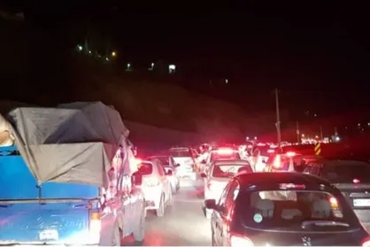 &nbsp;ترافیک سنگین در آزادراه تهران - کرج