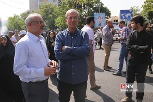 ربیعی مراسم تشییع پیکر مطهر ۱۵۰ شهید دفاع مقدس در تهران