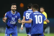 ارسلان مطهری مهاجم ثابت استقلال برابر الدحیل