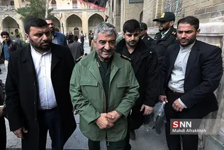 مراسم ترحیم شهدای فاطمیه پلیس در درگیری با دراویش