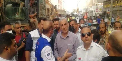 دلیل ریزش متروپل آبادان از زبان استاندار خوزستان