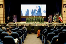 آیین اختتامیه هشتمین جشنواره گوهر فاطمی نیرو‌های مسلح برگزار شد