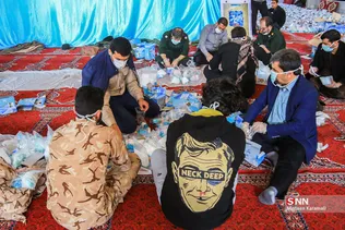 بسته بندی و توزیع بسته های بهداشتی در قم