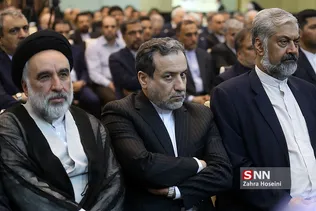 سید عباس عراقچی معاون حقوقی و بین المللی وزارت امور خارجه در تجدید میثاق وزیر امور خارجه و روسای نمایندگی های ایران در جهان با آرمان‌های امام (ره)