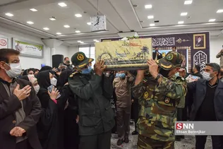 استقبال از پیکر ۹ شهید دوران دفاع مقدس در شیراز