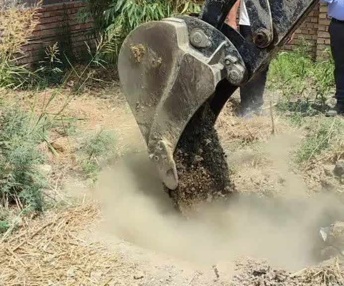 انسداد ۷ حلقه چاه غیرمجاز در شرق گلستان
