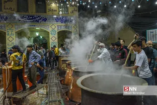 آیین پخت 20 هزارکیلوگرم سمنو در شیراز