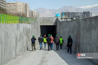 بازدید عکاسان خبری از مراحل ساخت تنها پایانه زیرزمینی مترو 