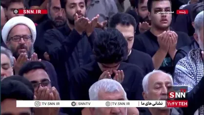 نماز ظهر عاشورا در حرم مطهر رضوی