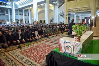 تشییع پیکر شهید مدافع امنیت شهید «علی‌اکبر رنجبر» در شیراز