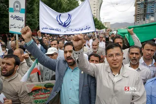 راهپیمایی روز قدس در مشهد مقدس