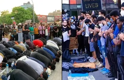 اقامه نماز وحدت در خیابان&zwnj;های ملتهب آمریکا