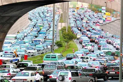 وضعیت ترافیکی معابر تهران