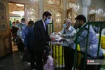 ضیافت افطاری در حرم حضرت معصومه(س)