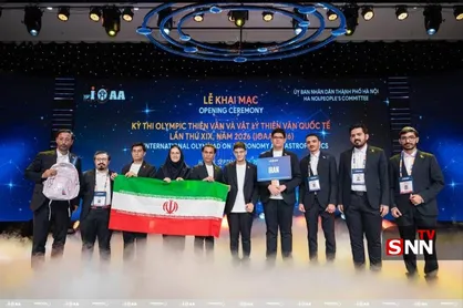 قهرمانان المپیاد جهانی نجوم و اخترفیزیک وارد کشور شدند + فیلم