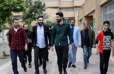حواشی حضور احسان علیخانی و داوران عصر جدید در دانشگاه تهران + عکس
