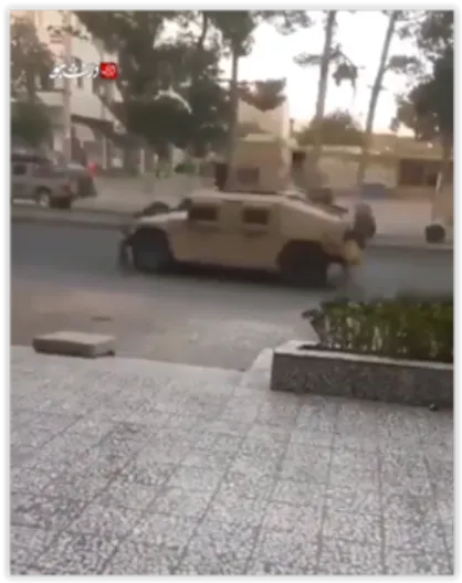 این فیلم با توضیح لحظه فرار نیروهای امنیتی هرات در زمان پیشروی طالبان منتشر شده است