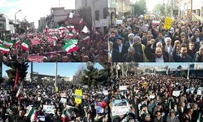 مردم تهران آشوب&zwnj;های اخیر و حامیان آن را محکوم کردند