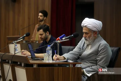 حضور حجت الاسلام حسین طائب در دانشگاه علم و صنعت