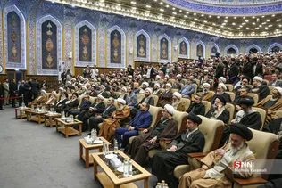 مراسم اربعین سرداران شهید حاج قاسم سلیمانی و ابومهدی المهندس در قم 