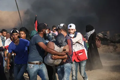 حمله وحشیانه صهیونیست&zwnj;ها به تظاهرات هزاران نفری بازگشت در غزه