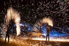 ۱۵ مورد آتش‌سوزی در کرج طی چهارشنبه‌سوری / ۳۱ مصدوم تاکنون