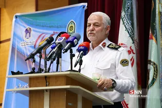 مراسم تکریم و معارفه رئیس پلیس راهور تهران بزرگ